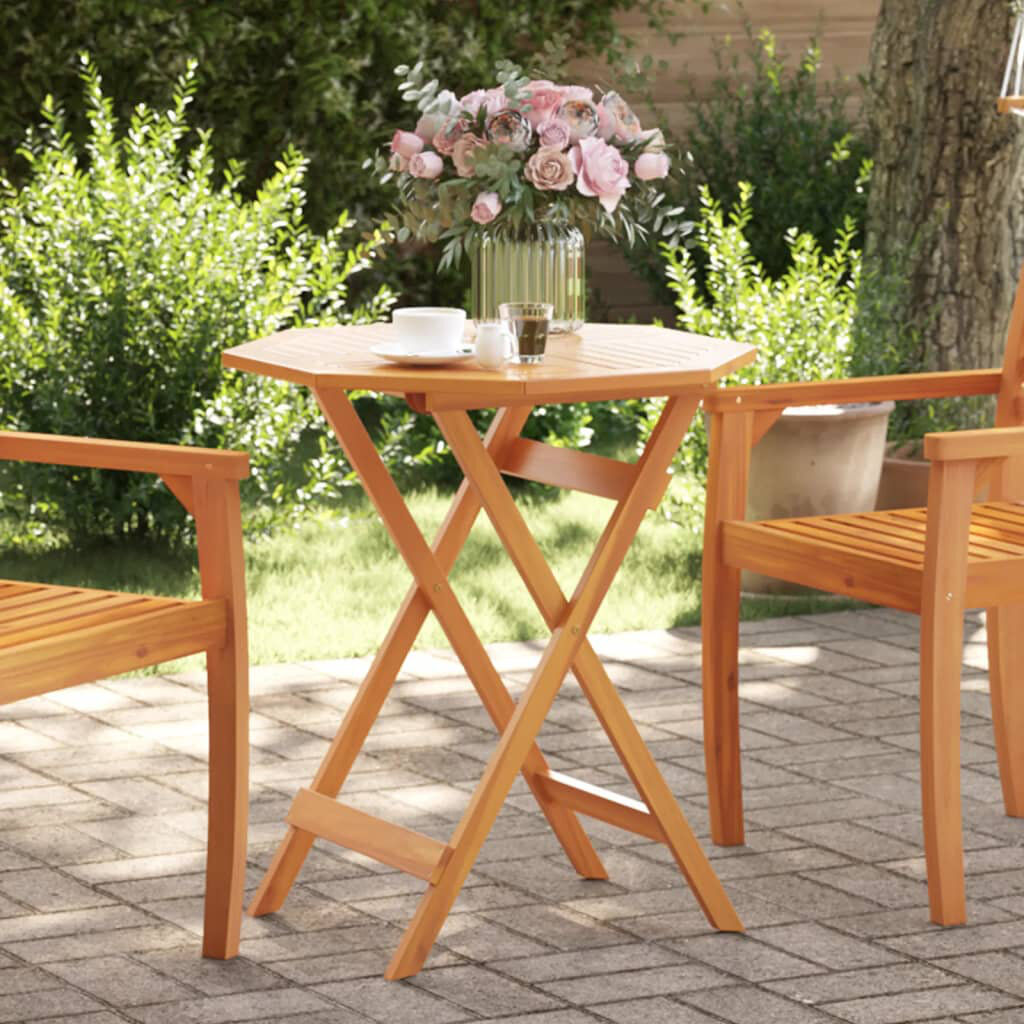 Marlow Home Co. Annalycia Round Outdoor Chat Table Brown 75cm H x 70cm W x 70cm D