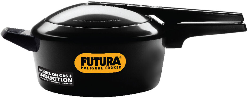 Hawkins FUTURA 4L Pressure Cooker INDUCTION Hard Anodised Black 4L