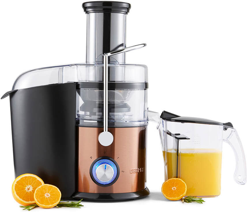 Geepas 800W 2 Speed Electric Centrifugal Juicer Brown 1L