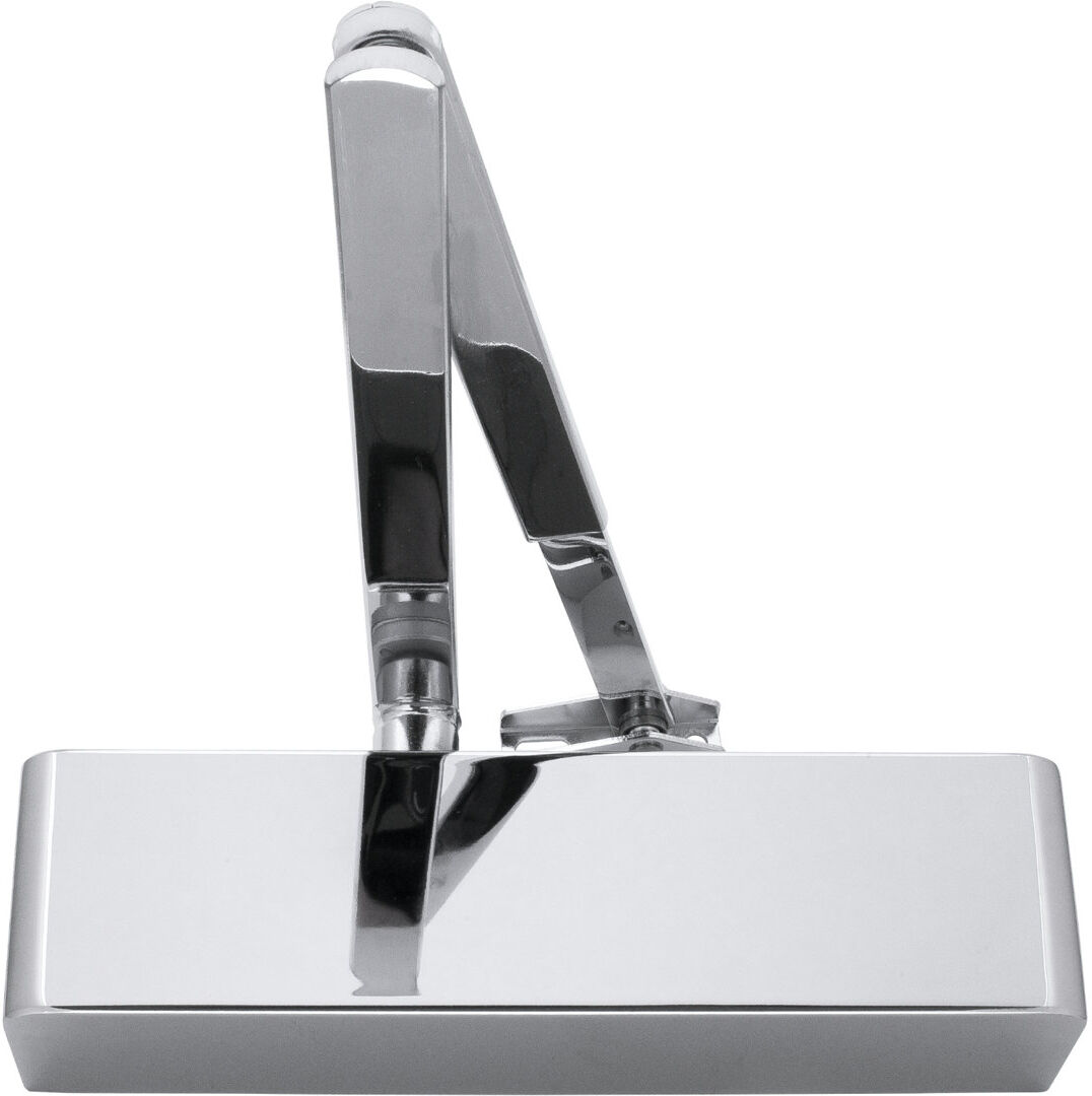 Symple Stuff Amariya 2-4 Door Closer & Matching Arm Satin Stainless Steel 11.2cm H X 25.5cm W X 27.6cm D