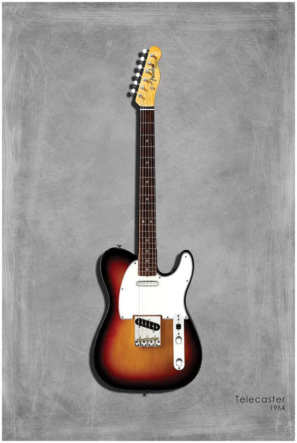 Rosalind Wheeler Fender Telecaster '64 RGN415-1PC3 45.72cm H x 30.48cm W x 1.91cm D