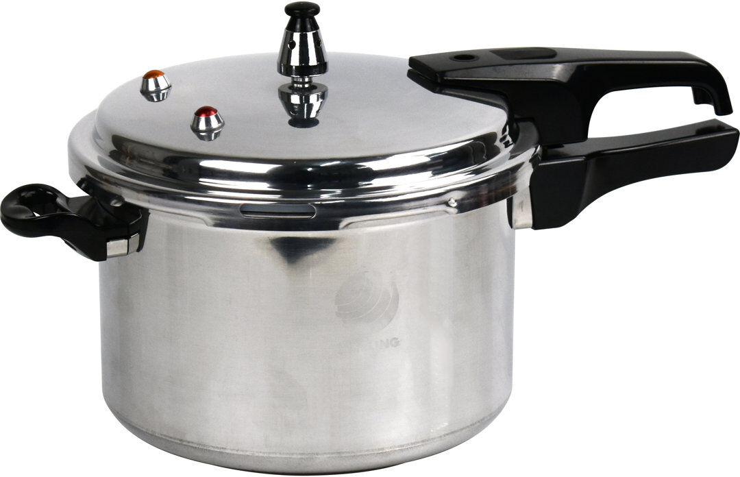 Belfry Kitchen Professional Premium Aluminium Induction Pressure Cooker Silver 6.69cm H x 16.92cm W x 9.05cm D
