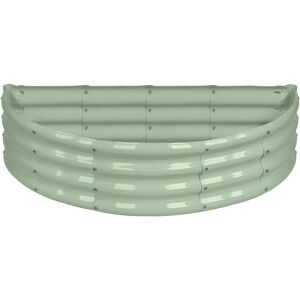Harbour Housewares Metal Raised Garden Bed Green 30 cm H x 120 cm W x 60 cm D