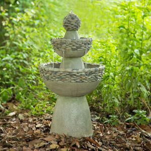 Teamson home Resin Floor Fountain 92.71cm H X 51.99cm W X 51.99cm D Teamson home Resin Floor Fountain 92.71cm H X 51.99cm W X 51.99cm D