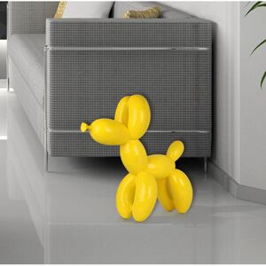 Ebern Designs Dog Balloon Large Resin Statue Yellow 62cm H x 64cm W x 23cm D Ebern Designs Dog Balloon Large Resin Statue Yellow 62cm H x 64cm W x 23cm D