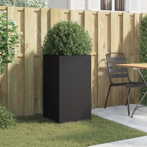 Latitude Run Planter Steel Black 75cm H x 42cm W x 38cm D Latitude Run Planter Steel Black 75cm H x 42cm W x 38cm D