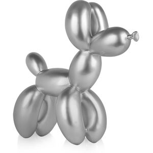 Ebern Designs Dog Balloon Large Resin Statue Silver 27cm H x 26cm W x 9.5cm D Ebern Designs Dog Balloon Large Resin Statue Silver 27cm H x 26cm W x 9.5cm D