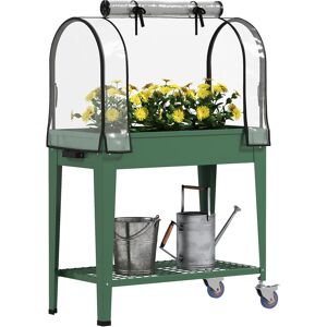 Borough Wharf Raised Flower Bed Green 120cm H X 80cm W X 40cm D Borough Wharf Raised Flower Bed Green 120cm H X 80cm W X 40cm D