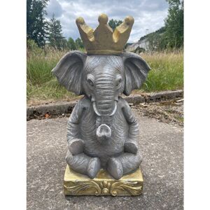 Wire Lamps Elephant Garden Statue Grey 58cm H X 35cm W X 29cm D Wire Lamps Elephant Garden Statue Grey 58cm H X 35cm W X 29cm D