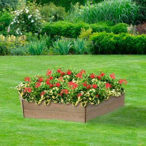 Freeport Park Ondine Hexagonal Raised Bed - 90cm each side, Height 30cm Beige 30cm H X 180cm W X 180cm D Freeport Park Ondine Hexagonal Raised Bed - 90cm each side, Height 30cm Beige 30cm H X 180cm W X 180cm D