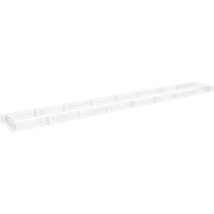 Dakota Fields Gabion Raised Bed Galvanised Steel 20cm H x 800cm W x 100cm D Dakota Fields Gabion Raised Bed Galvanised Steel 20cm H x 800cm W x 100cm D