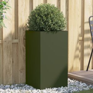Latitude Run Planter Steel Green 75cm H x 42cm W x 38cm D Latitude Run Planter Steel Green 75cm H x 42cm W x 38cm D