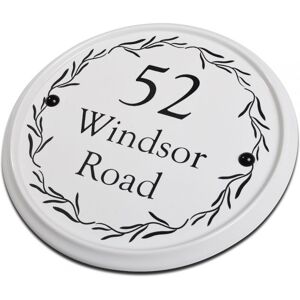Rosalind Wheeler Ciley 3-Line House Sign 24cm H X 24cm W X 1cm D Rosalind Wheeler Ciley 3-Line House Sign 24cm H X 24cm W X 1cm D