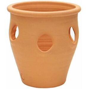 Lark Manor Bak Handmade Terracotta 36cm Herb Pot Planter Brown 34cm H x 36cm W x 36cm D Lark Manor Bak Handmade Terracotta 36cm Herb Pot Planter Brown 34cm H x 36cm W x 36cm D