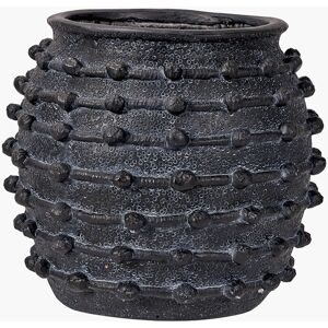 Gracie Oaks Bobble Fibrestone Decorative Planter Black 39cm H x 42cm W x 42cm D Gracie Oaks Bobble Fibrestone Decorative Planter Black 39cm H x 42cm W x 42cm D