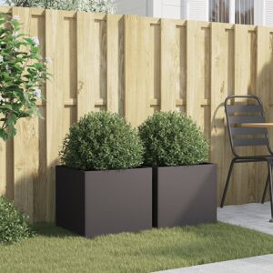 Latitude Run Planter Steel Black 39cm H x 42cm W x 40cm D Latitude Run Planter Steel Black 39cm H x 42cm W x 40cm D