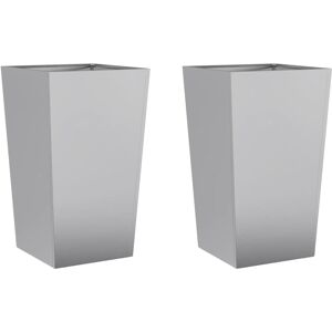 Ebern Designs Planter Box Galvanised Steel 75cm H x 45cm W x 45cm D Ebern Designs Planter Box Galvanised Steel 75cm H x 45cm W x 45cm D