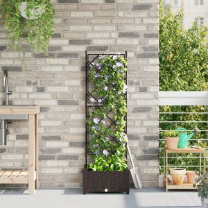 Lark Manor Garden Planters Polypropylene 40 X 40 Cm Brown 125cm H x40cm W x 40cm D Lark Manor Garden Planters Polypropylene 40 X 40 Cm Brown 125cm H x40cm W x 40cm D