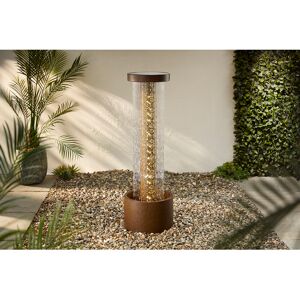 Ebern Designs Raindrops Water Feature Brown;Gold 112cm H X 35cm W X 35cm D Ebern Designs Raindrops Water Feature Brown;Gold 112cm H X 35cm W X 35cm D