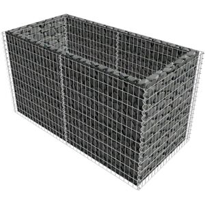 Freeport Park Gabion Metal Planter Box 90cm H x 180cm W x 100cm D Freeport Park Gabion Metal Planter Box 90cm H x 180cm W x 100cm D