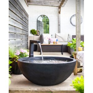 Ebern Designs Roemy Easy Fountain Mains Powered Black Patio Pond Weather Resistant Fountain Black 74" H x 100.70" W x 100.70" D Ebern Designs Roemy Easy Fountain Mains Powered Black Patio Pond Weather Resistant Fountain Black 74" H x 100.70" W x 100.70" D