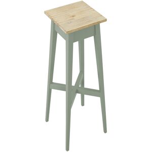 Ophelia & Co. Decatur Square Multi-Tiered Acacia Solid Wood Plant Stand Sage Green H80 x L28 x D28cm Ophelia & Co. Decatur Square Multi-Tiered Acacia Solid Wood Plant Stand Sage Green H80 x L28 x D28cm