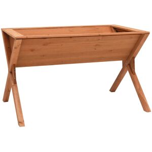 Dakota Fields Cepheus Wood Elevated Planter 56cm H X 90cm W X 55cm D Dakota Fields Cepheus Wood Elevated Planter 56cm H X 90cm W X 55cm D