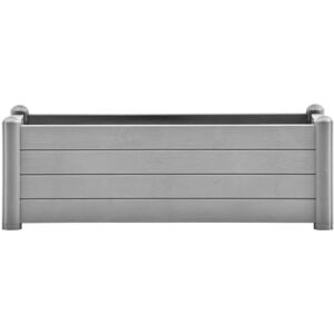 Dakota Fields Garden Raised Bed PP Stone Gray 100 x 43 x 35cm Stone gray 35cm H X 100cm W X 43cm D Dakota Fields Garden Raised Bed PP Stone Gray 100 x 43 x 35cm Stone gray 35cm H X 100cm W X 43cm D