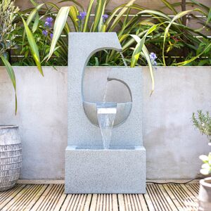 Brayden Studio Aurigemma Easy Foundtian Ango Falls with Lights Mains Plugin Powered Water Feature Grey 82cm H X 40cm W X 34cm D Brayden Studio Aurigemma Easy Foundtian Ango Falls with Lights Mains Plugin Powered Water Feature Grey 82cm H X 40cm W X 34cm D