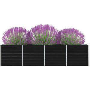 Freeport Park Edmund Metal Raised Flower Bed Anthracite 77cm H x 40cm W x 320cm L Freeport Park Edmund Metal Raised Flower Bed Anthracite 77cm H x 40cm W x 320cm L