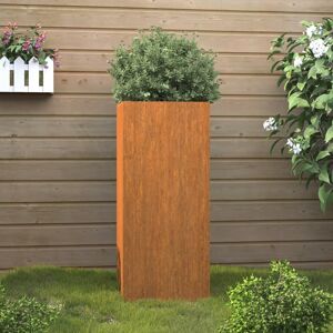 17 Stories Onua Metal Planter Box Rusty 75cm H x 32cm W x 29cm D 17 Stories Onua Metal Planter Box Rusty 75cm H x 32cm W x 29cm D