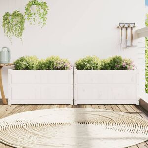 Alpen Home Venizelos Wood Outdoor Planter Box White 50cm H x 90cm W x 50cm D Alpen Home Venizelos Wood Outdoor Planter Box White 50cm H x 90cm W x 50cm D