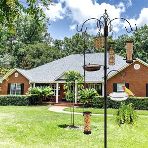 Lark Manor Hackett Metal Black 225cm H X 38cm W X 38cm D Lark Manor Hackett Metal Black 225cm H X 38cm W X 38cm D