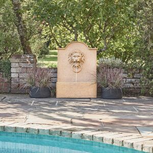 Rosalind Wheeler Dahliah Polystone Fountain with Light Sandstone 78cm H X 55cm W X 49cm D Rosalind Wheeler Dahliah Polystone Fountain with Light Sandstone 78cm H X 55cm W X 49cm D