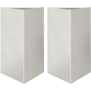 Rio Williston Forge Garden Planter Triangular Corten Steel Light Grey 75cm H x 50cm W x 43cm D Rio Williston Forge Garden Planter Triangular Corten Steel Light Grey 75cm H x 50cm W x 43cm D