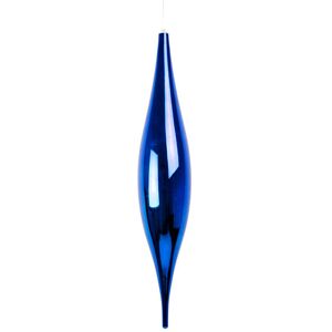 The Seasonal Aisle Finial Ornament Blue 33cm H x 6cm W The Seasonal Aisle Finial Ornament Blue 33cm H x 6cm W