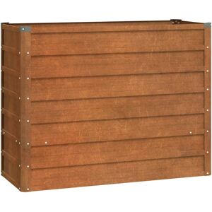 Dakota Fields Atonya Garden Raised Bed Rusty Corten Steel 77cm H x 100cm W x 40cm D Dakota Fields Atonya Garden Raised Bed Rusty Corten Steel 77cm H x 100cm W x 40cm D