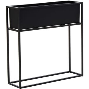 Latitude Run Antera Elevated Planter Black 61cm H X 61cm W X 18cm D Latitude Run Antera Elevated Planter Black 61cm H X 61cm W X 18cm D