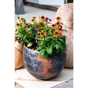 Brambly Cottage Alessio Metal Plant Pot 18cm H X 30cm W X 30cm D Brambly Cottage Alessio Metal Plant Pot 18cm H X 30cm W X 30cm D