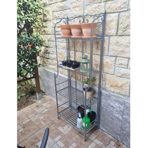 Ophelia & Co. Broyles Rectangular Multi-tiered Plant Stand Grey 156cm H X 61cm W X 32cm D Ophelia & Co. Broyles Rectangular Multi-tiered Plant Stand Grey 156cm H X 61cm W X 32cm D