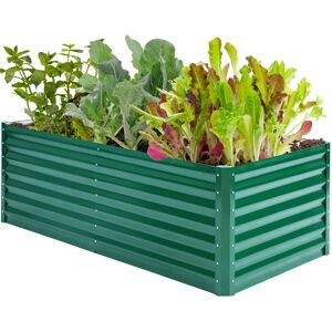 Dakota Fields Bannu Planter, Garden Raised Bed 180x90x60cm Green 60cm H x 180cm W x 90cm D Dakota Fields Bannu Planter, Garden Raised Bed 180x90x60cm Green 60cm H x 180cm W x 90cm D
