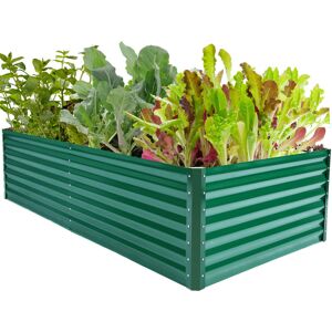 Dakota Fields Bannu Planter, Garden Raised Bed 180x90x60cm Green 60cm H x 240cm W x 120cm D Dakota Fields Bannu Planter, Garden Raised Bed 180x90x60cm Green 60cm H x 240cm W x 120cm D