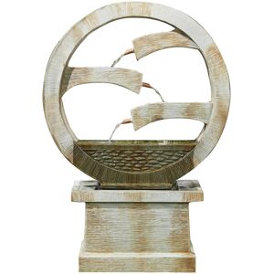 Union Rustic Verini Easy Fountain Tranquil Spills Mains Plugin Powered Water Feature Natural 135cm H X 95cm W X 95cm D Union Rustic Verini Easy Fountain Tranquil Spills Mains Plugin Powered Water Feature Natural 135cm H X 95cm W X 95cm D