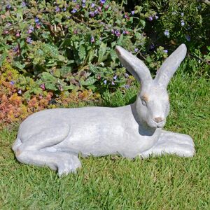 August Grove Coronado HARE Lying 24cm Weathered Light Stone Effect Grey 24cm H X 21cm W X 42cm D August Grove Coronado HARE Lying 24cm Weathered Light Stone Effect Grey 24cm H X 21cm W X 42cm D