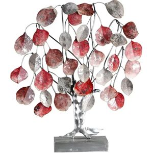 Rosalind Wheeler Anaejah Love Tree Sculpture gray/red/white 51.0 H x 45.0 W x 13.0 D cm