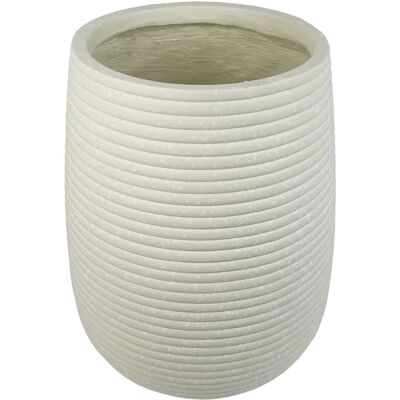 Leaf - Mikos Planter - White - 41x30x30 - Planter Leaf - Mikos Planter - White - 41x30x30 - Planter