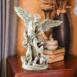 Design Toscano St. Michael the Archangel Figurine white 43.0 H x 37.0 W x 19.0 D cm