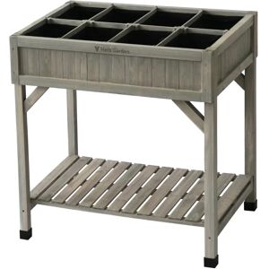 VegTrug Herb Garden - Grey Wash (FSC 100%) brown 80.0 H x 78.0 W x 31.0 D cm