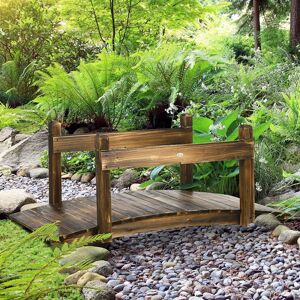 Union Rustic Merriwa Garden Bridge brown 60.0 H x 150.0 W x 89.0 D cm