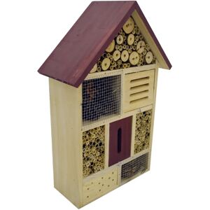 Dakota Fields Insect Cottage Hanging/Free Standing House brown/red 3.5 H x 47.0 W x 31.2 D cm